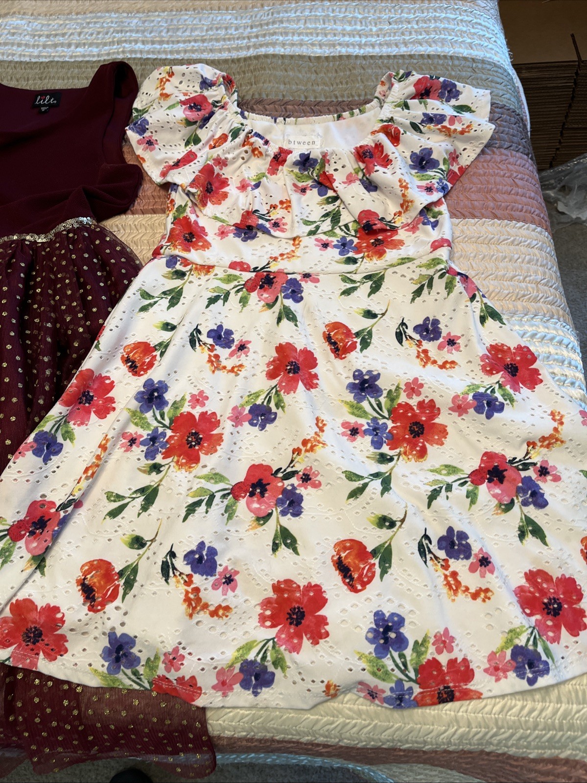 Lot of 3 Dresses Sizes 10-12 Various Colors and Brands Check Pictures