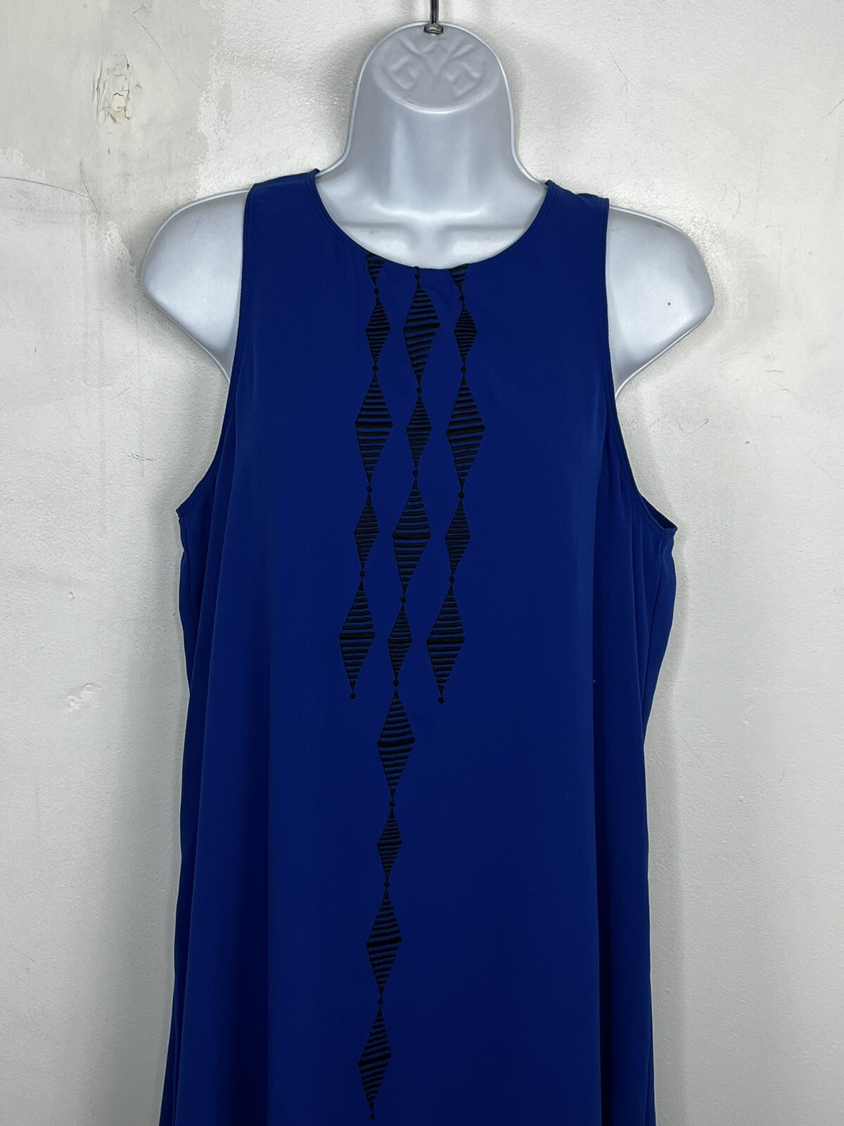 Apt 9 Womens Sheath Dress sz M Blue Minimalist City Chic Modern Workwear NEW