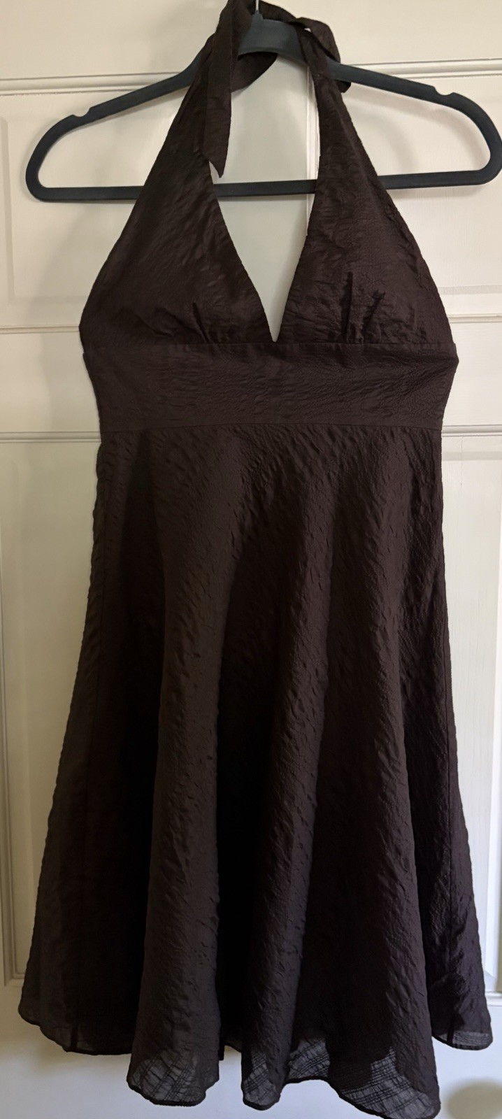 NWT 4 J Crew Brown Sun Dress Ties Behind Neck Sleeveless Petite or Not