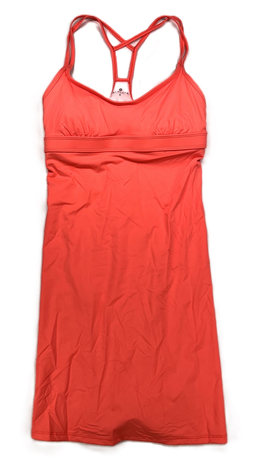 Athleta Women’s Coastline Strap-Happy Swim Dress Light Coral Sunset Size Small