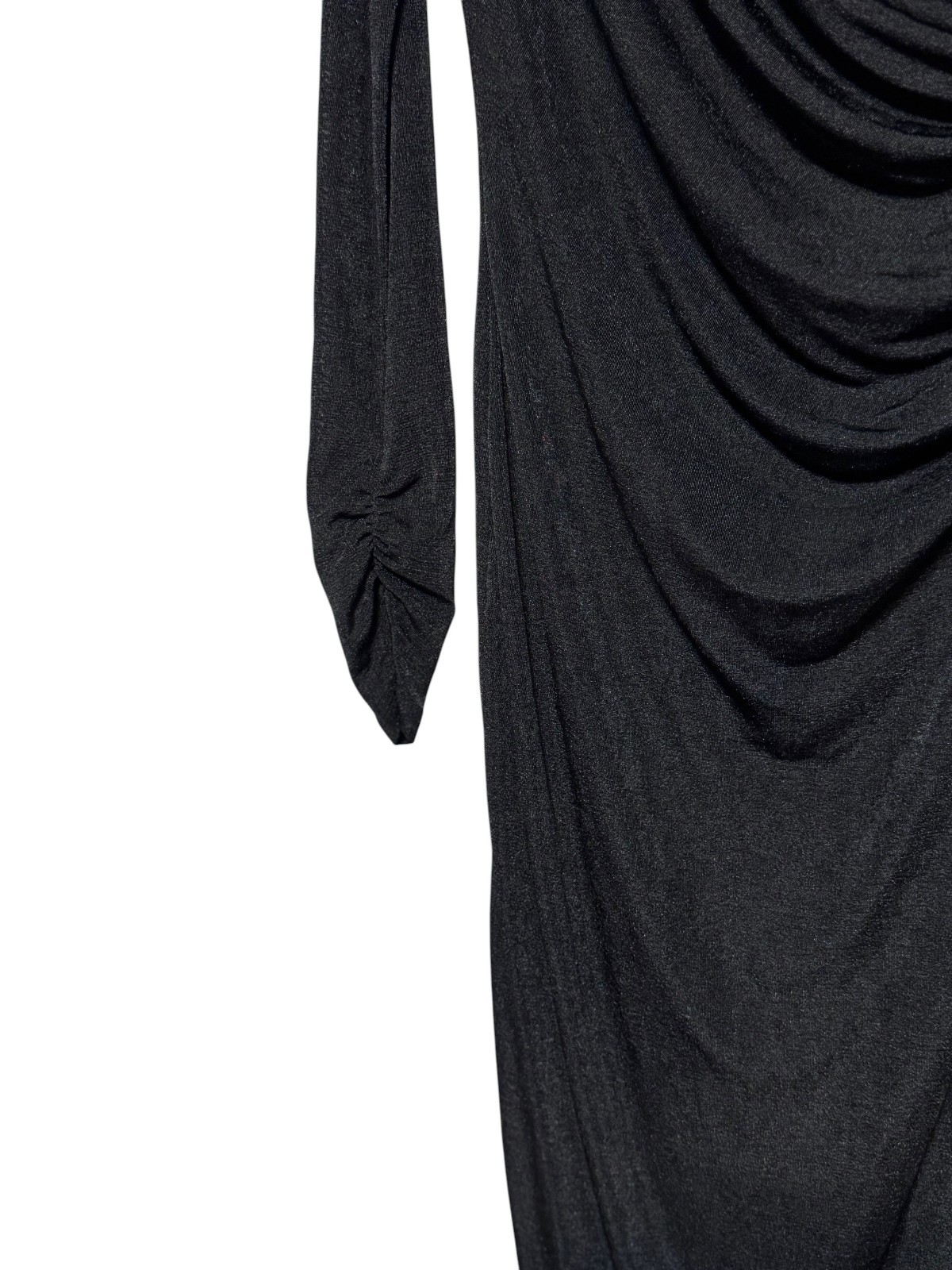 NWT Alexia Admor Quiet Luxury Shimmer Midi Dress Women Sz M Ruched Bodycon Gala