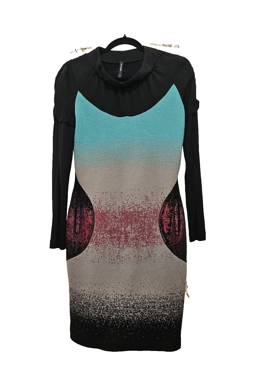 PIANURASTUDIO Dress Tunic Size 46 Long Sleeve Made in Italy RRP $500
