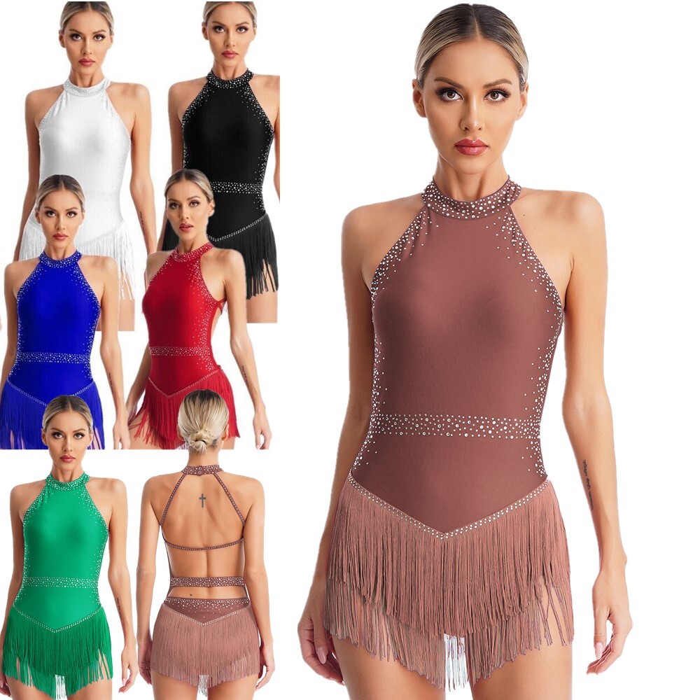 Women’s Jumpsuit Workout Dance Leotard Sleeveless Rompers Skating Bodysuit