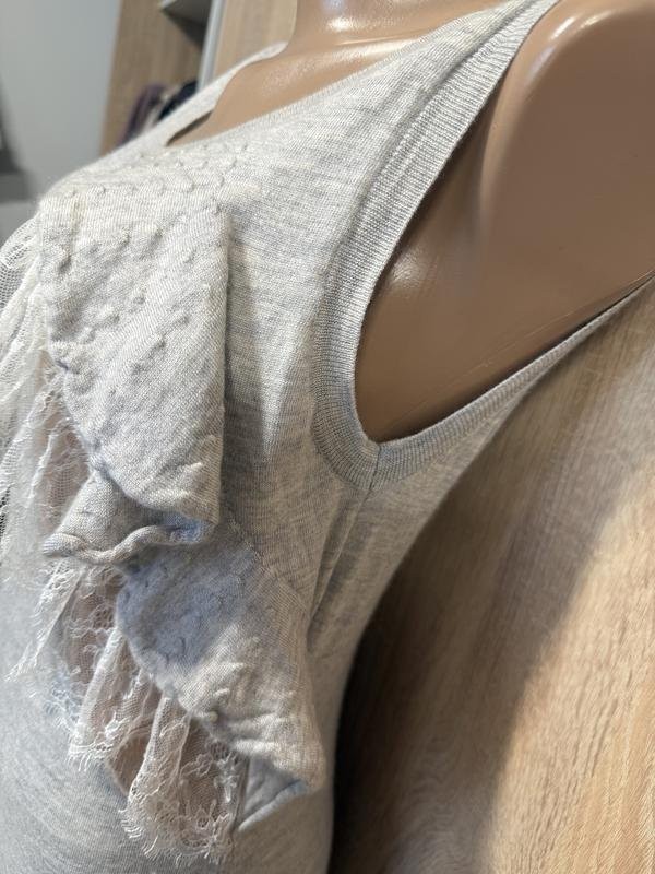Women Nina Ricci Dress Grey Cashmere 36