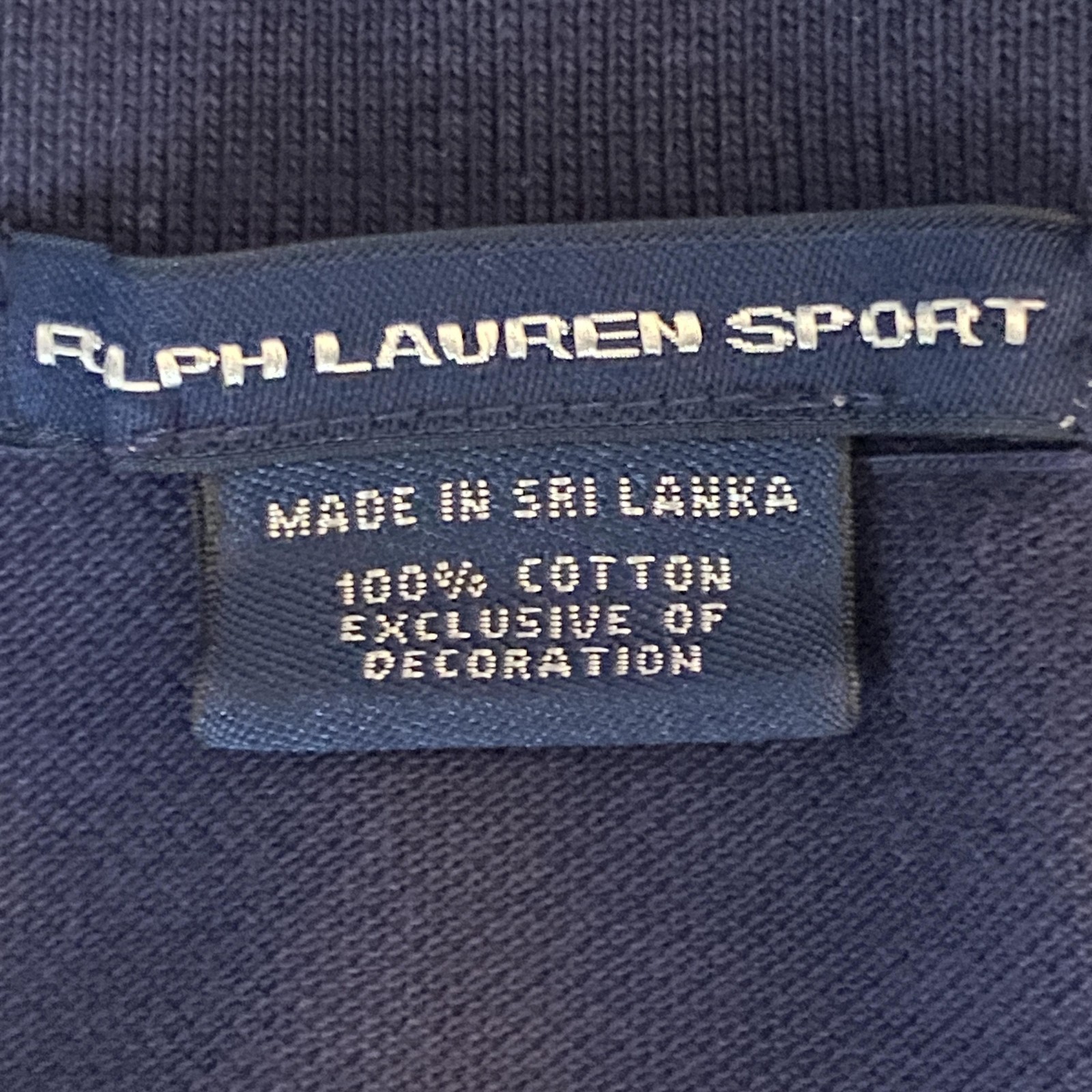 VTG Y2K Ralph Lauren Sport Polo Dress M Blue Colorblock Crest Logo Tennis Golf