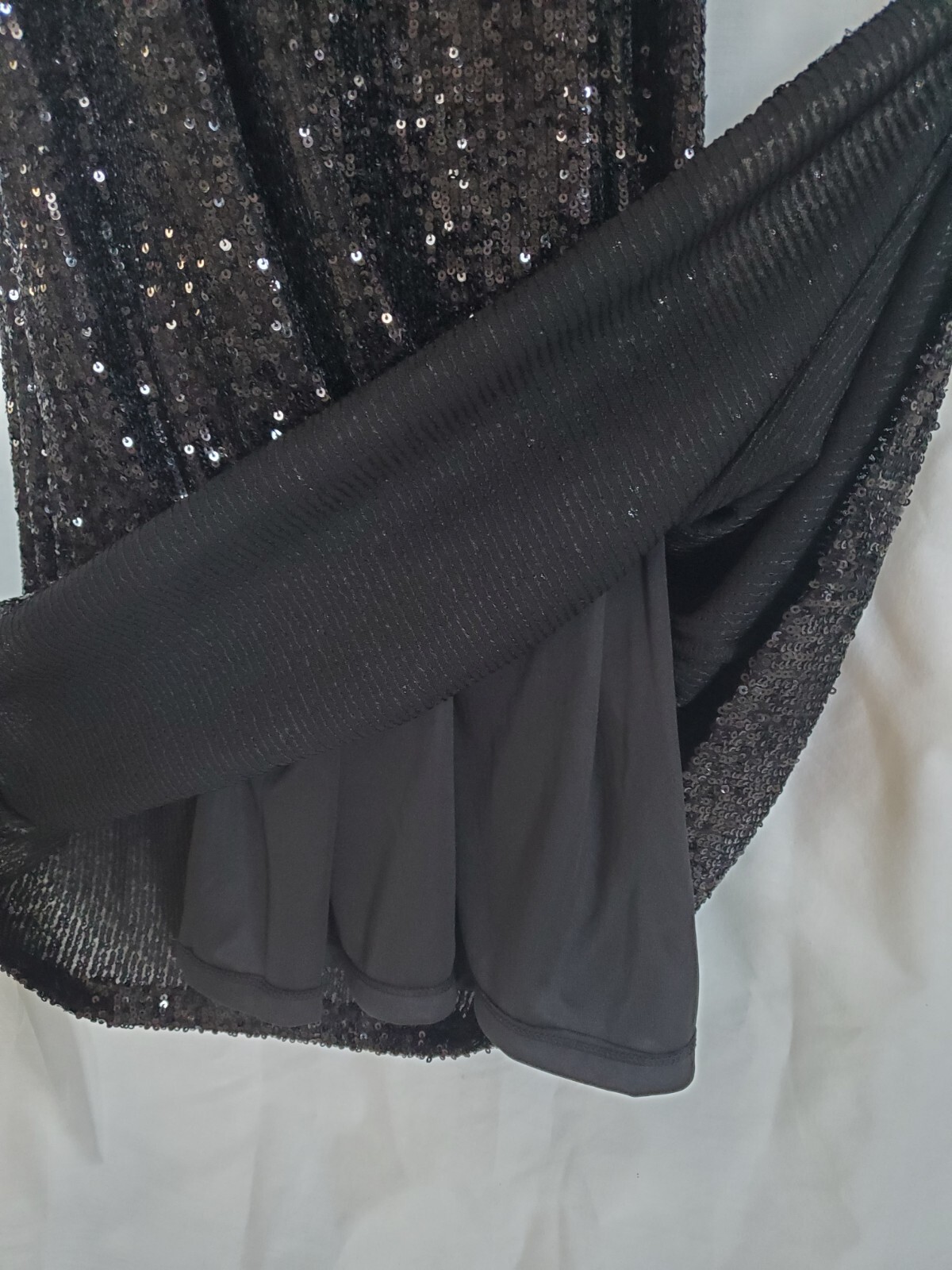 🎄CABLE & gauge🎄 Black Elegant Sequined Flare Cocktail/Party Dress Sz. Med. 🎊