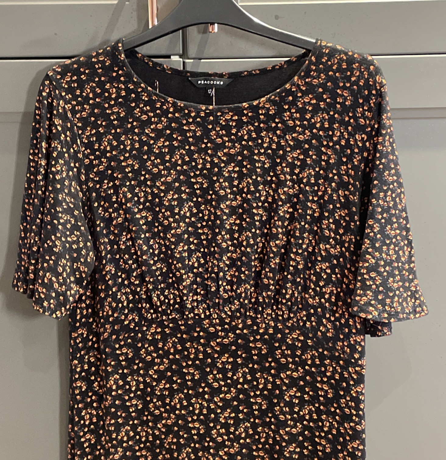 Lovely Tunic Dress Size 12 EX COND All Year Wear Spring Summer Autumn Winter