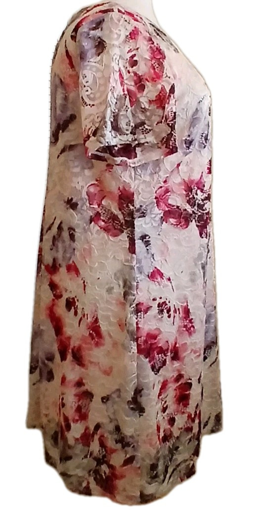 AVENUE Womens 22/24 Floral Spring Easter Lace Wedding Church Colorful Dress