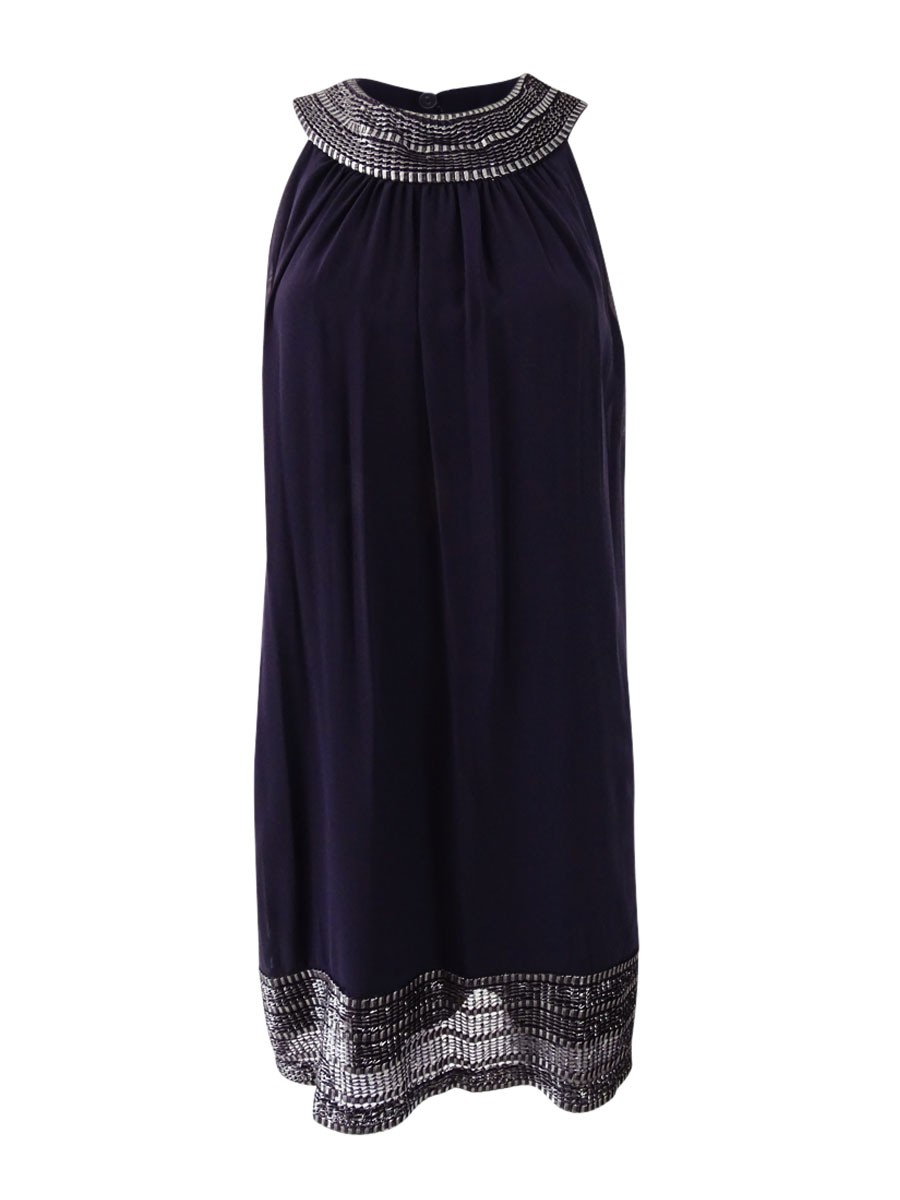 SL Fashions Women’s Embellished Shift Dress