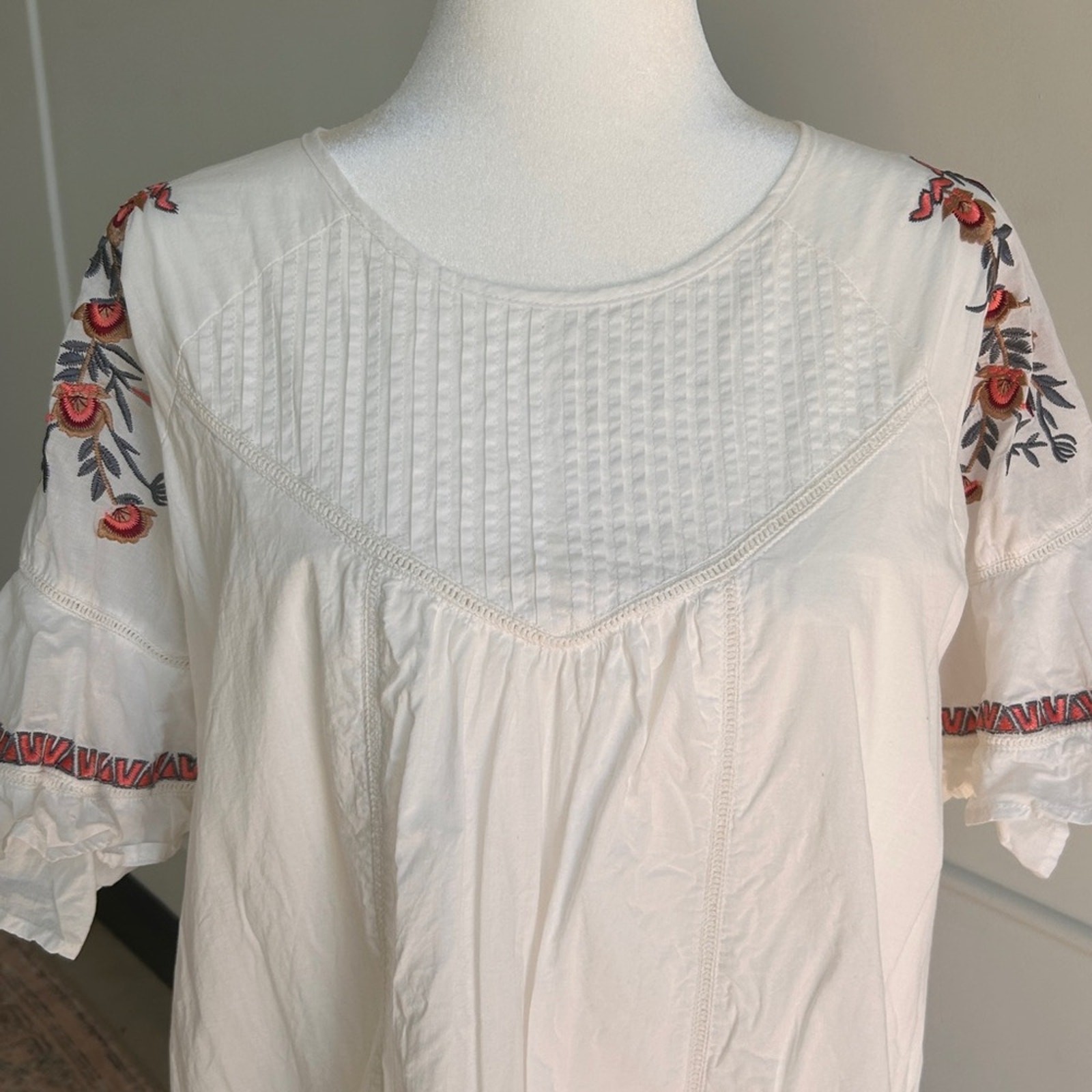 Brass & Roe embroidered white dress Bohme bohemian