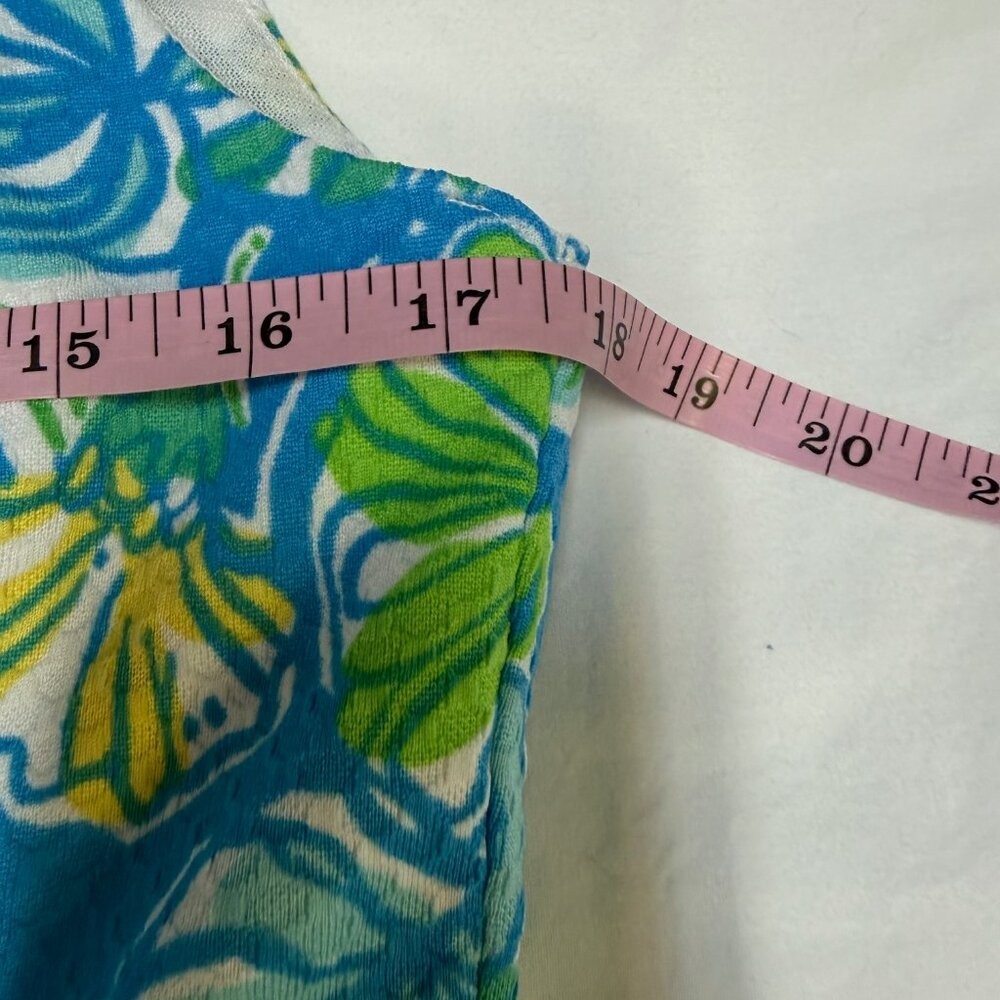 Lilly Pulitzer Lola Shift Dress Large Sweet & Sour Print Fully Lined EUC