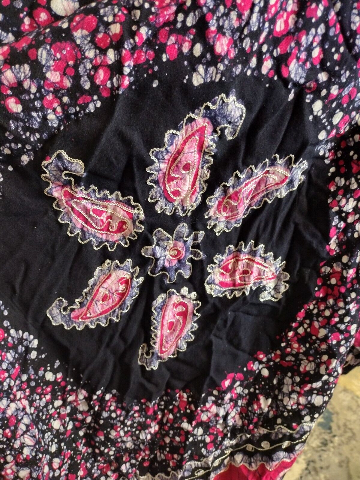 Advance Apparels Halter Dress, Hippie Boho, Handkerchief, Tye Die, Embroidered