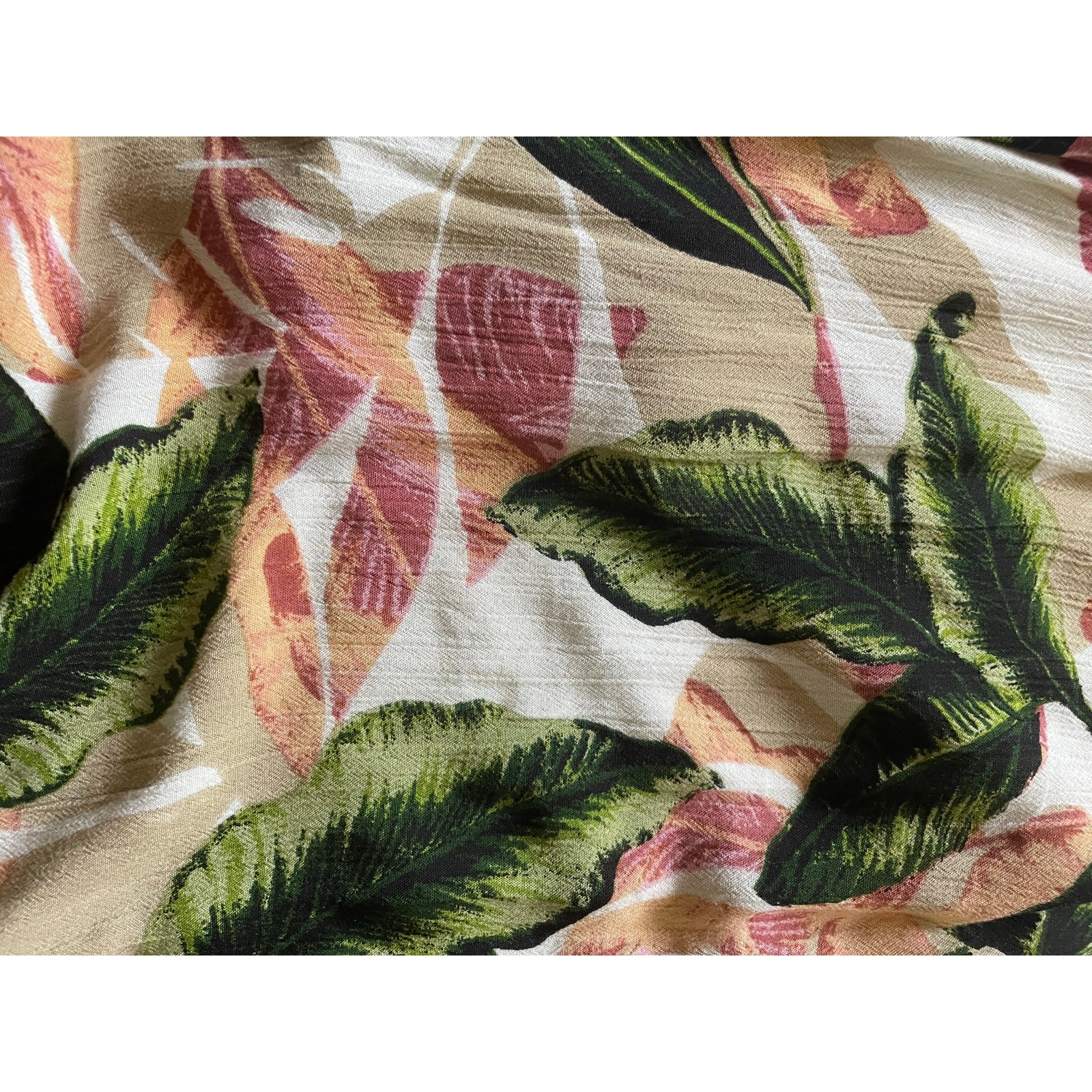 Tropical Floral High Low Maxi dress Size Medium Resort Vacation beach summer