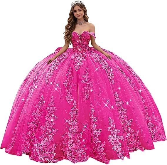 Quinceanera Dresses Sweet 15 / Sweet 16 Ball Gowns 3D Flowers
