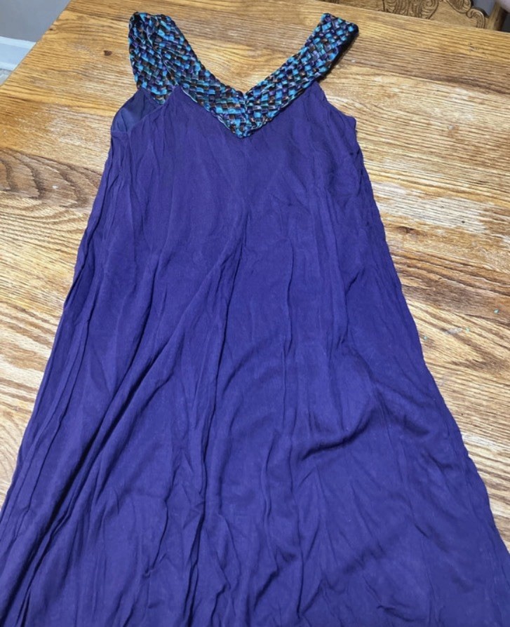 Women’s Purple Knee Length Dress
