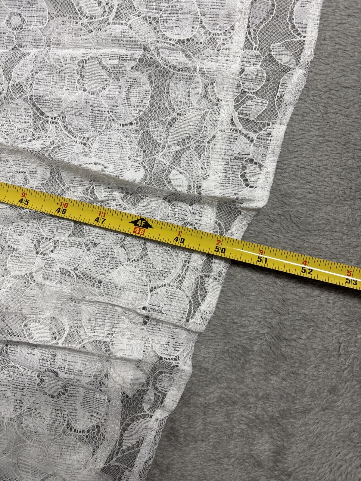 NWT For Love and Lemons Lorena Maxi Dress White Lace Size XS