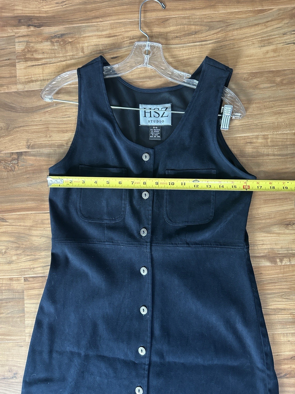 90s Normcore Sleeveless Button Front Long Dress
