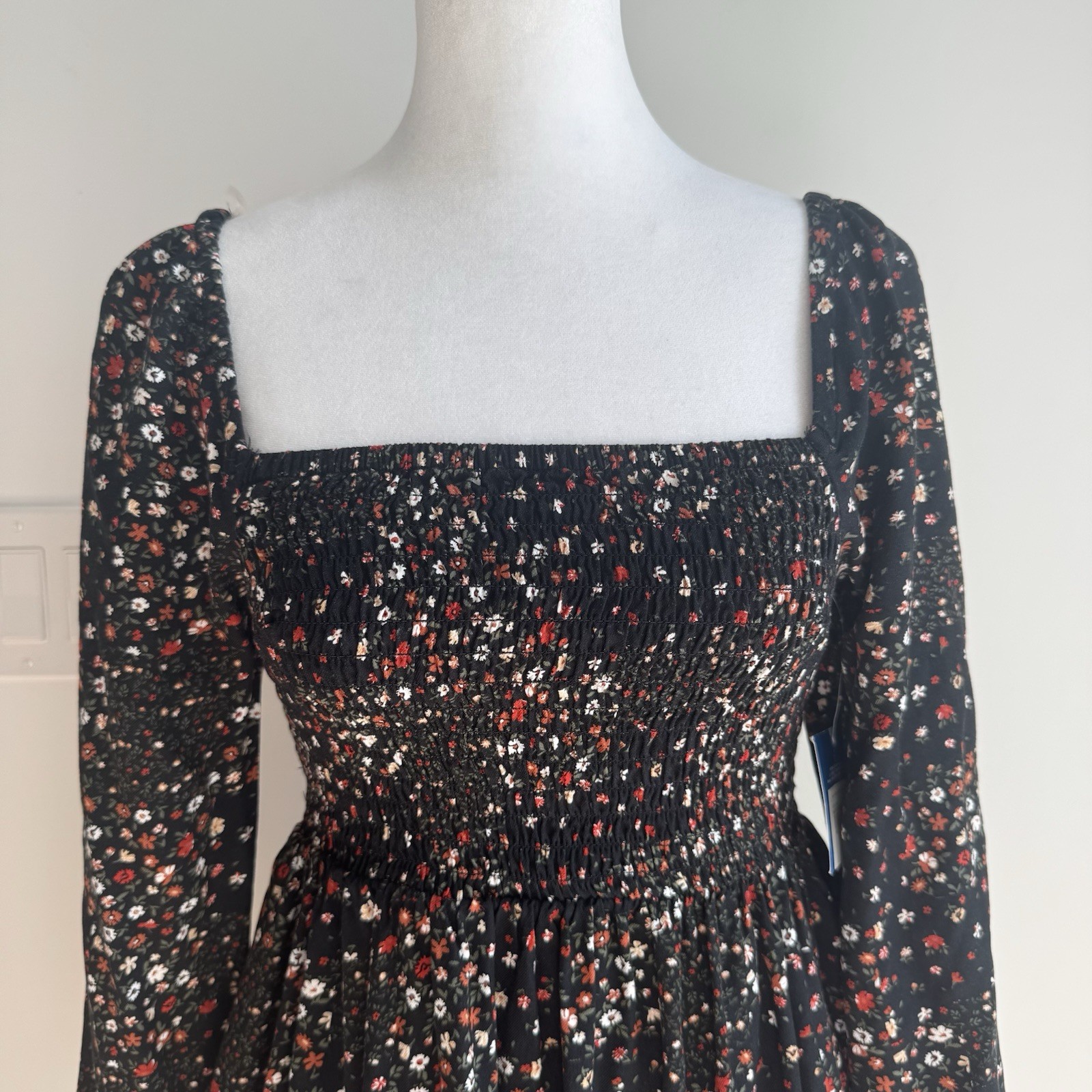 Arizona Jean & Co Mini Floral Print Dress Women’s XS NEW Boho Festival Cowgirl