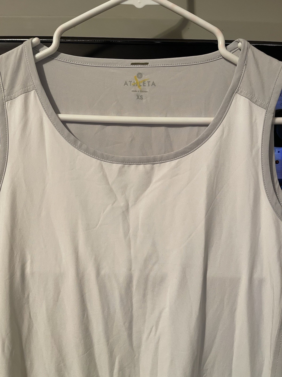 Athleta Dress-Light Grey/White-Size XS-NWOT