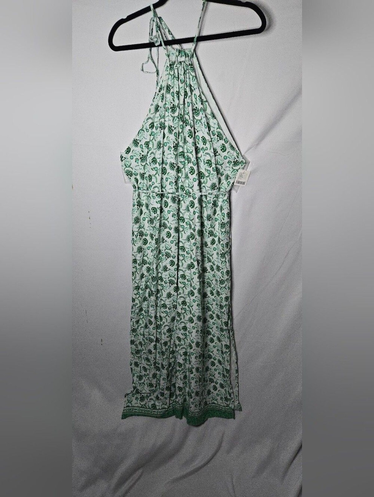 NWT Urban Outfitters Blaze Mint Sleeveless Green Floral Maxi Dress Women’s S