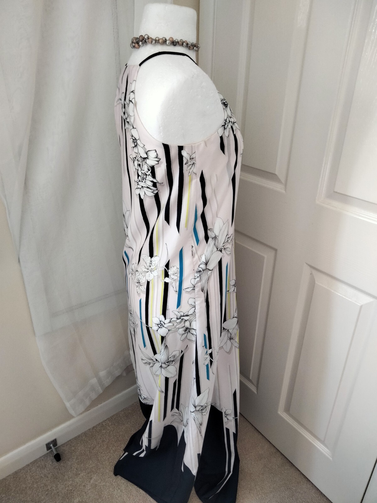 Next Dress Spaghetti Straps Maxi Lightweight Size 10 New/Tags