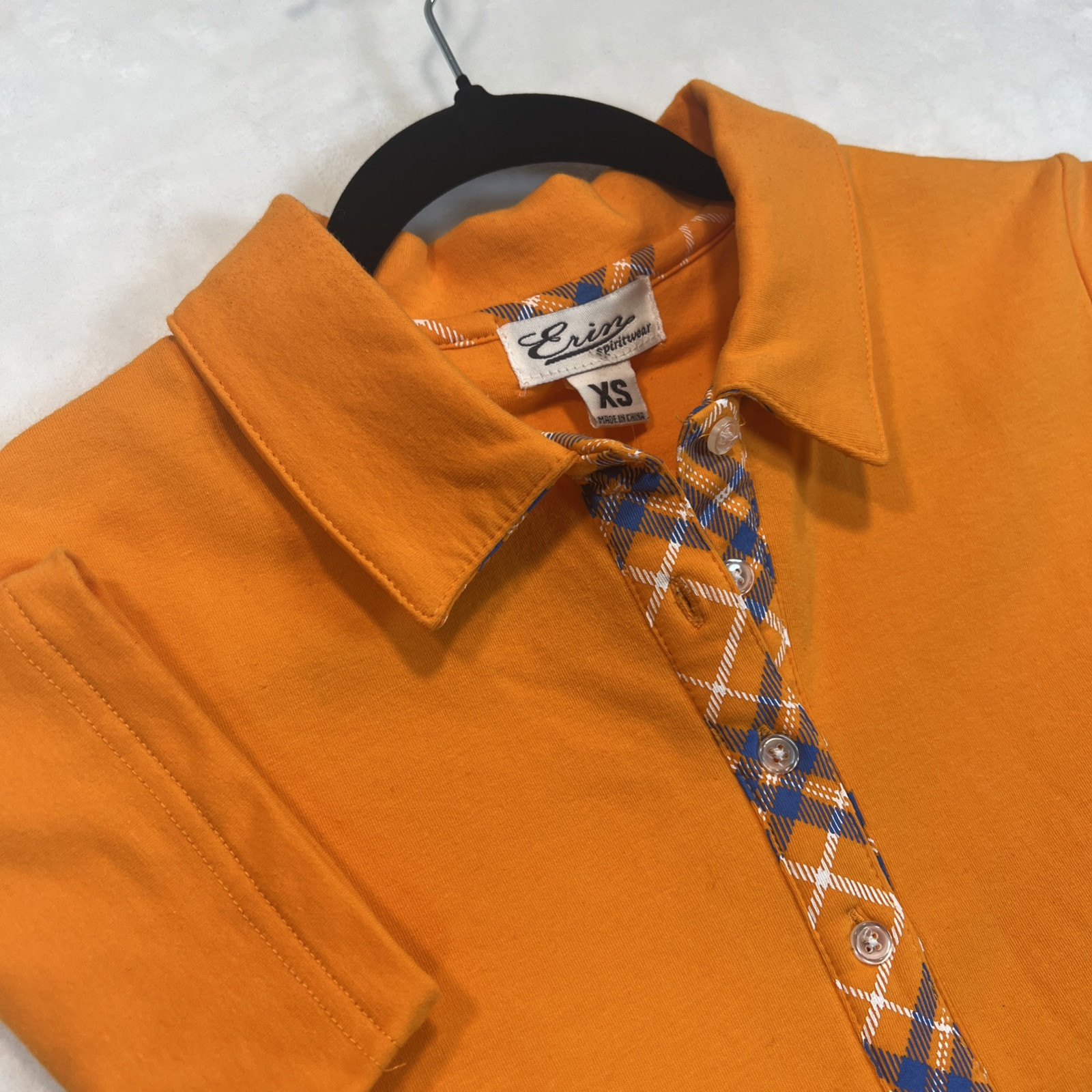 Erin Spiritwear Womens Slim Fit Short Sleeve Orange Lady Vols Polo Dress Size XS