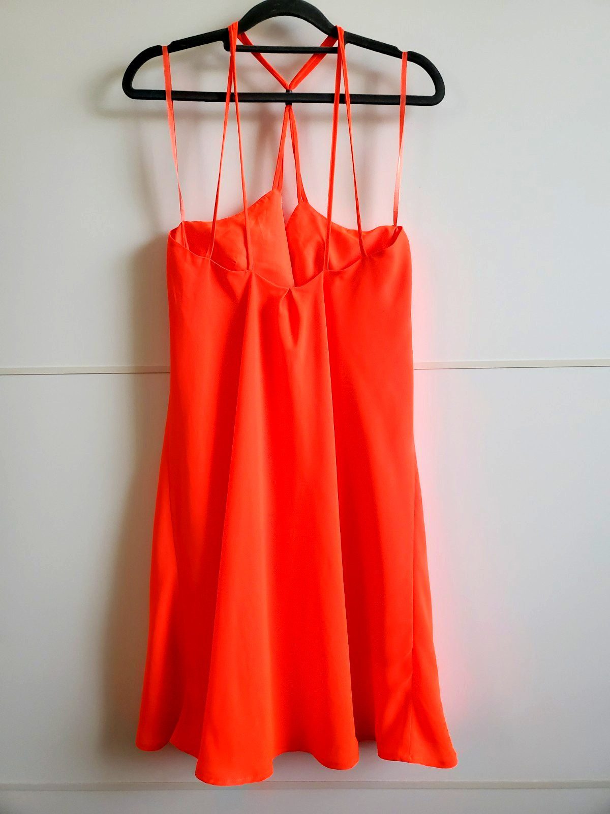 SUNDRESS BY DYNAMITE SIZE M ORANGE LINED PARTY SUMMER LIGHTWEIGHT