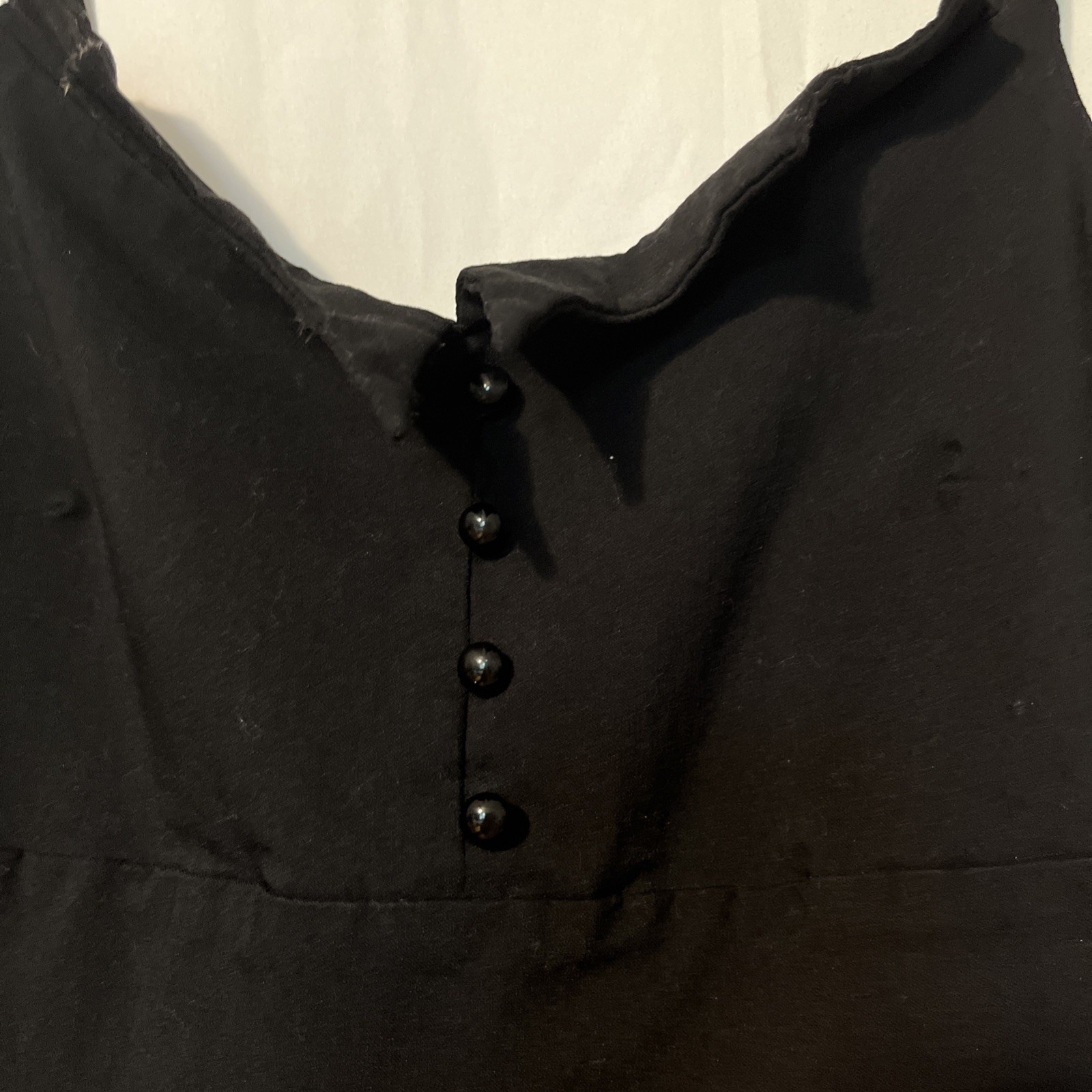 Killstar Black Dress Spaghetti Straps Stretch Goth Small Medium READ