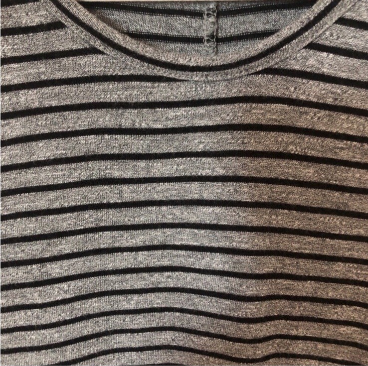 Madewell Highpoint Tank Dress In Gray Stripe Size Large