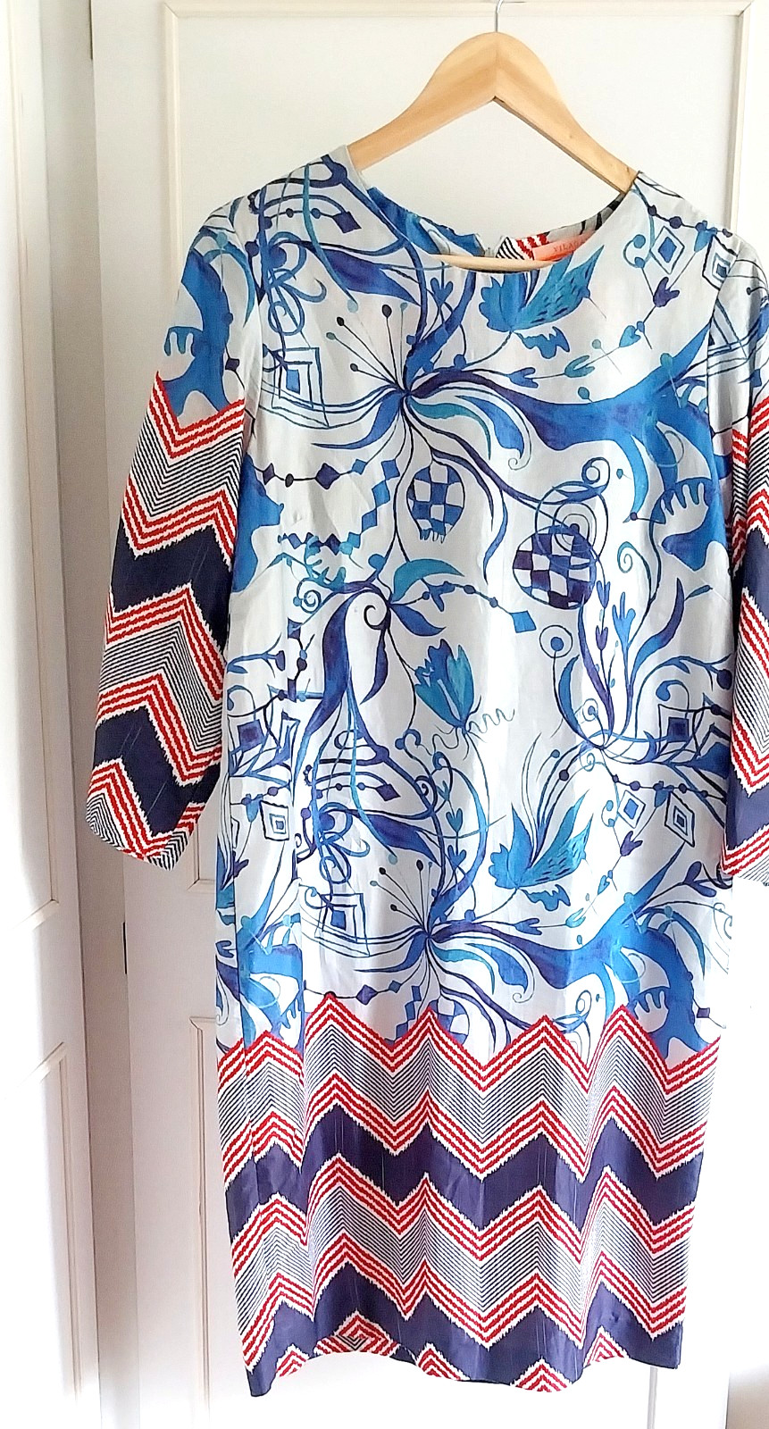 Vilagallo 100% Cotton Shift Dress made in Spain