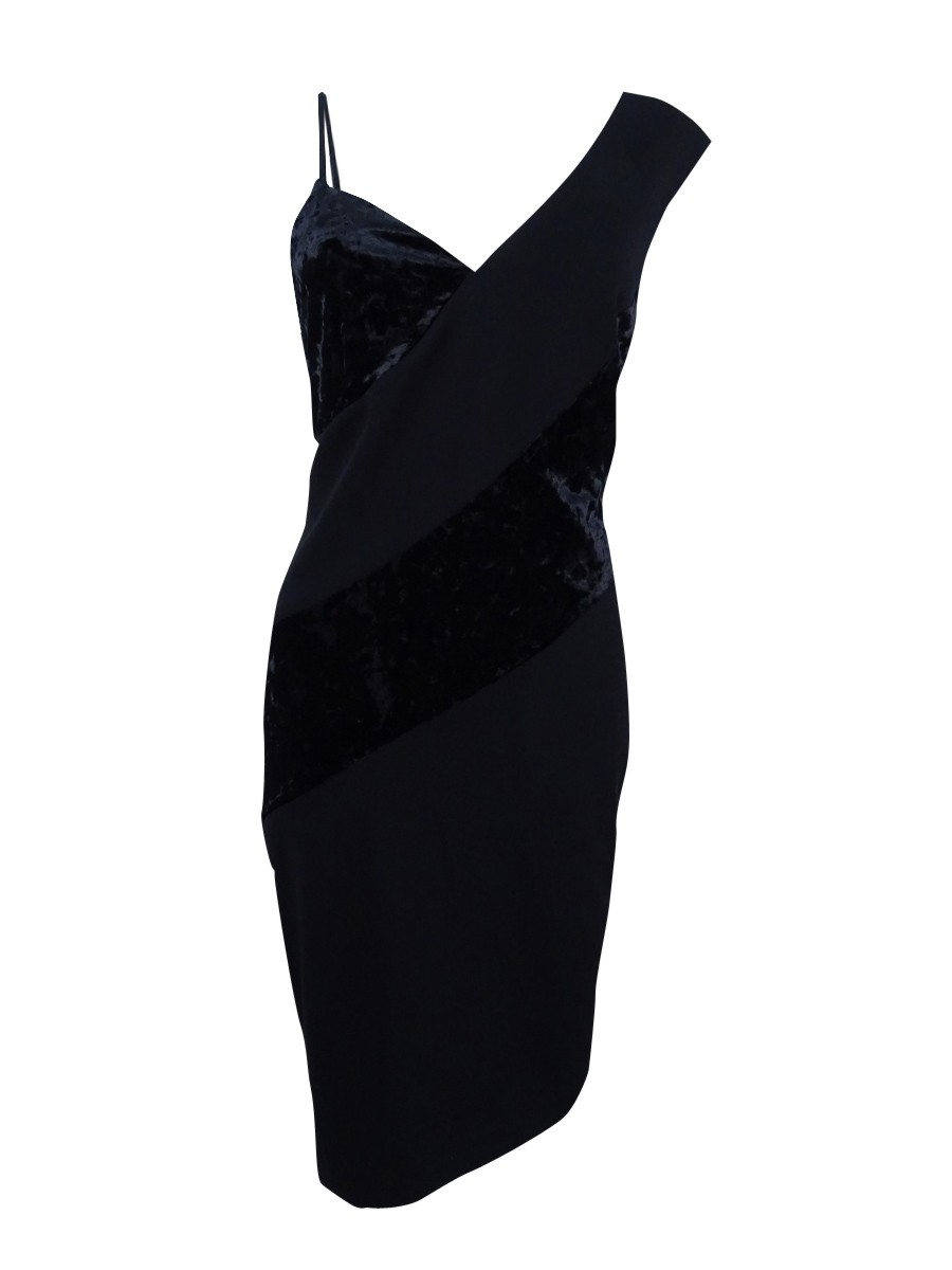 Rachel Roy Women’s Mixed Media Velvet Dress