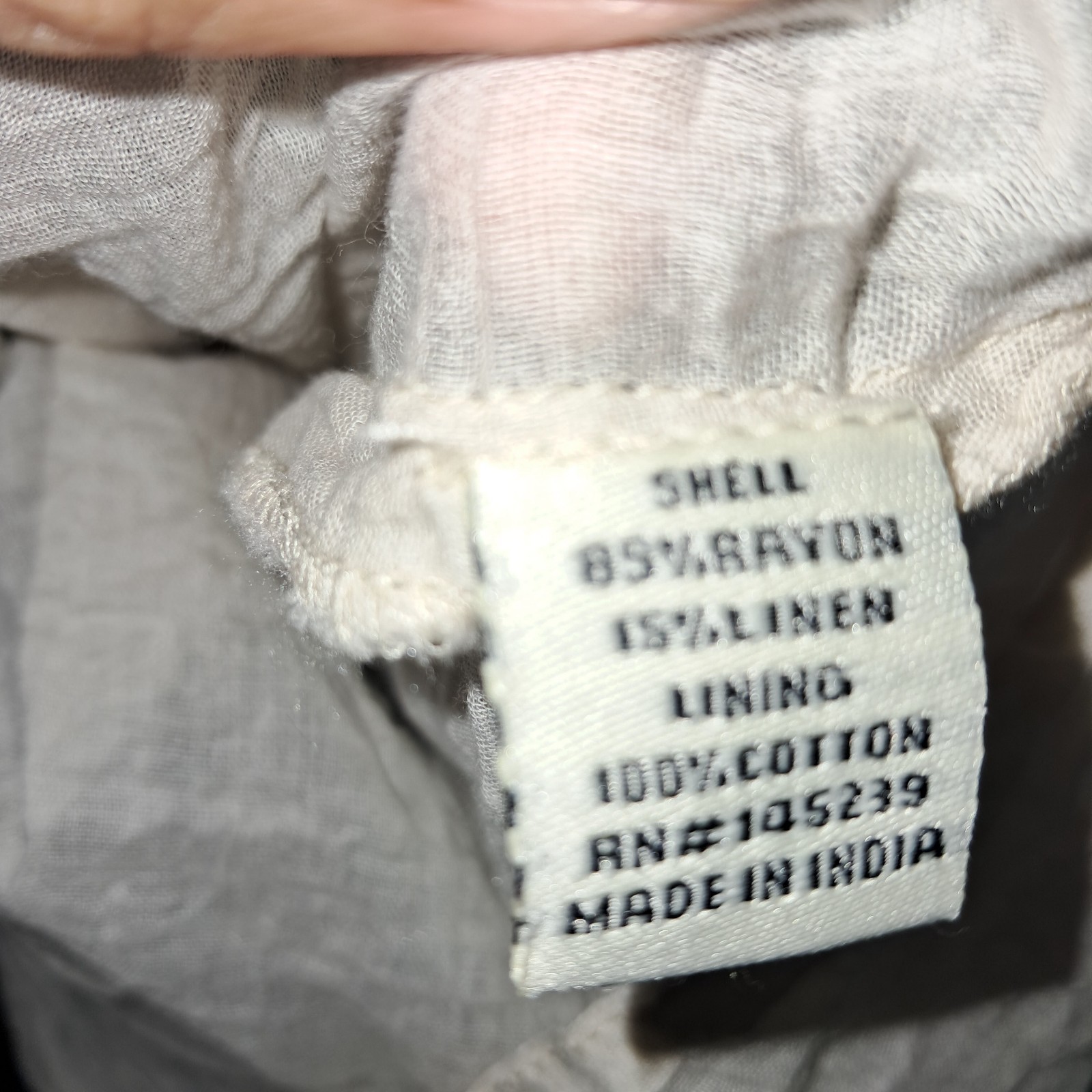 Sim & Sam Milkmaid Babydoll Linen Smocked Puff Sleeve Coquette Midi Dress Medium