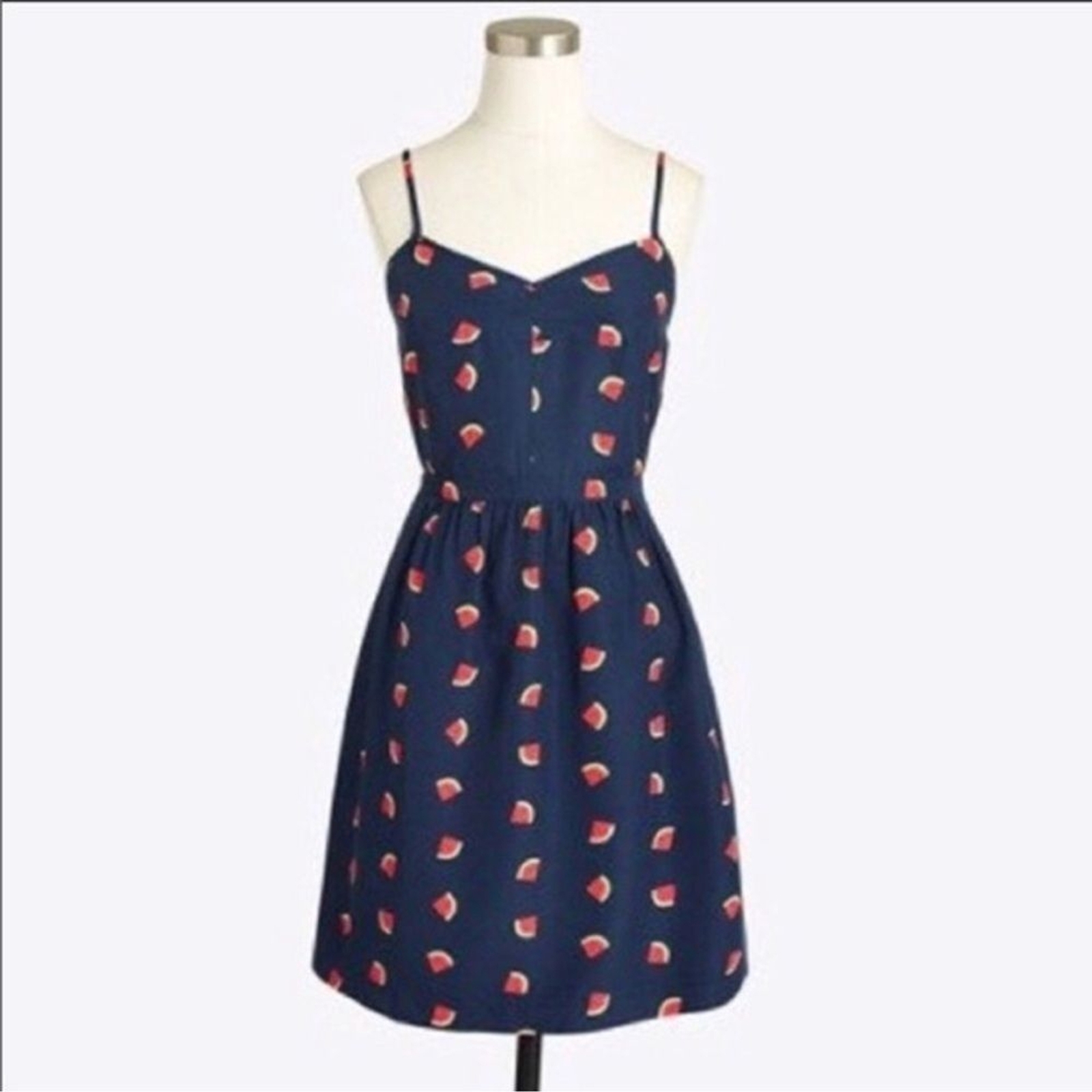 J.Crew Factory printed watermelon cami dress size 00 br br See picture for tear