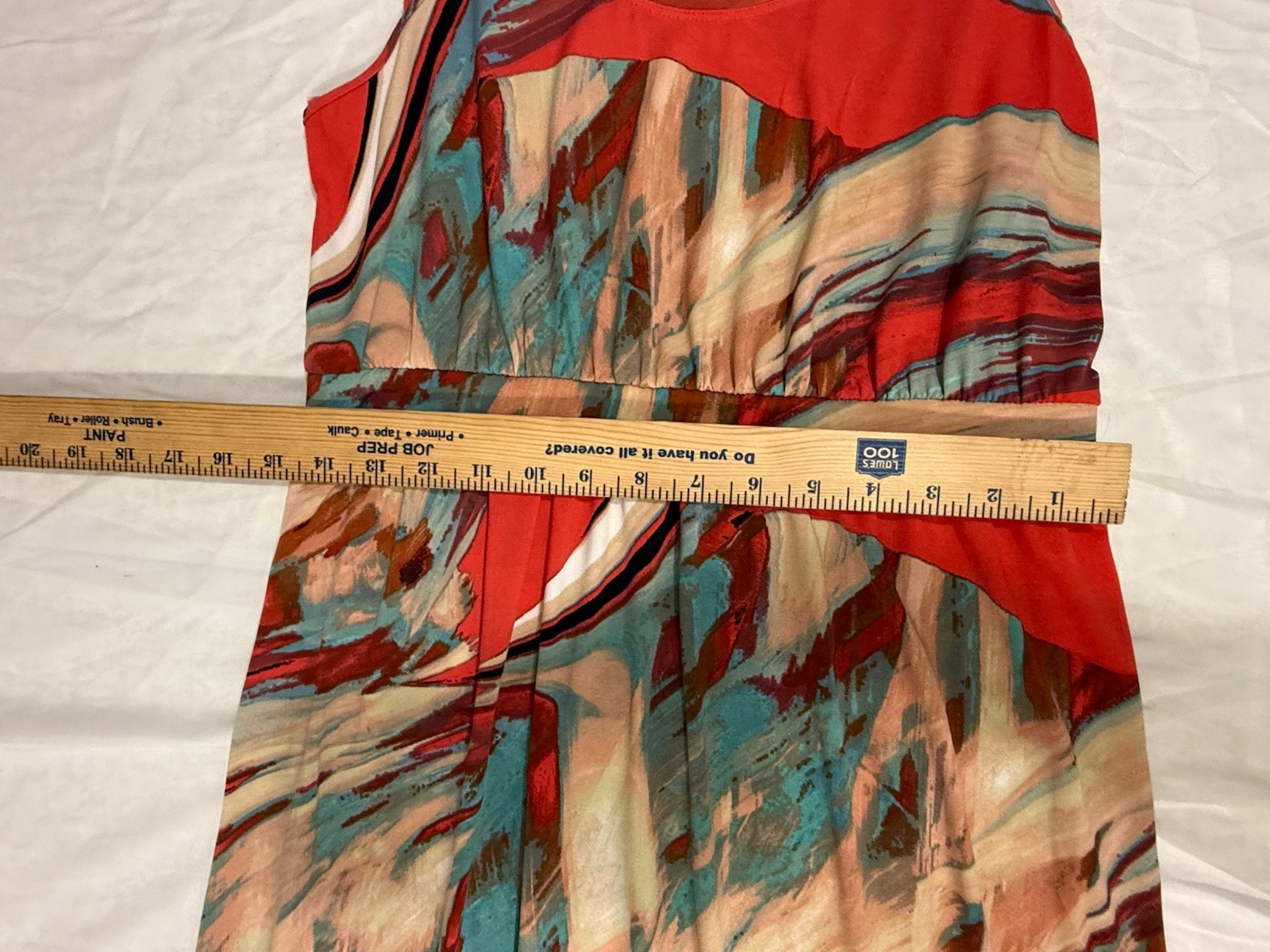 SIMPLY Vera VERA WANG Medium Geometric Print Versatile Dressy Casual Sun Dress