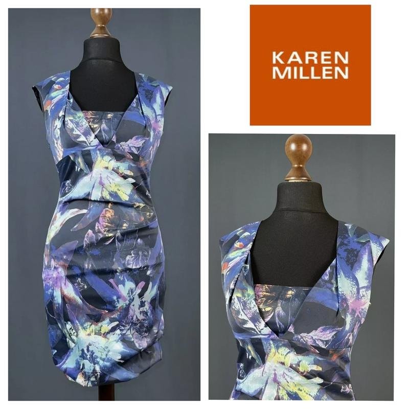 Women Karen Millen Dress Multicolor Polyester 34
