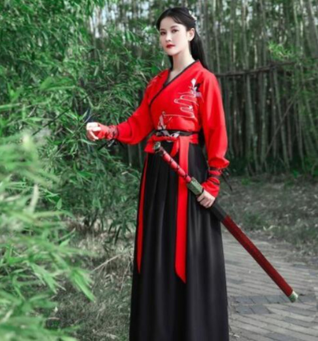 Plus Size 3XL Ancient Chinese Style Traditional Student Hanfu Dress Women Men