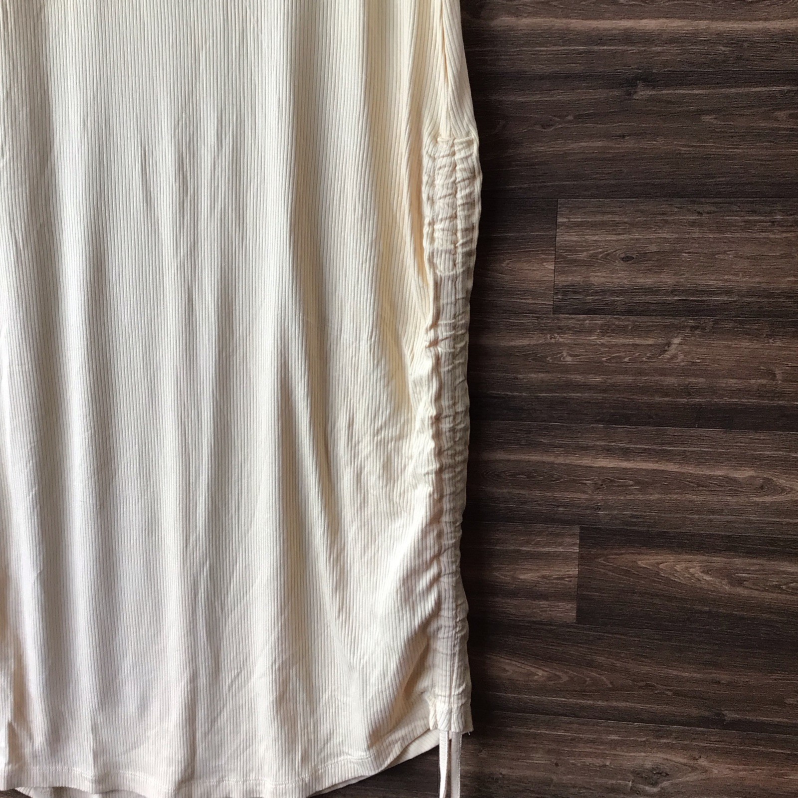 Barbour Int’l Soft Yellow “Lorimer” Ribbed Jersey Midi Dress Size 14 BNWT. Read.