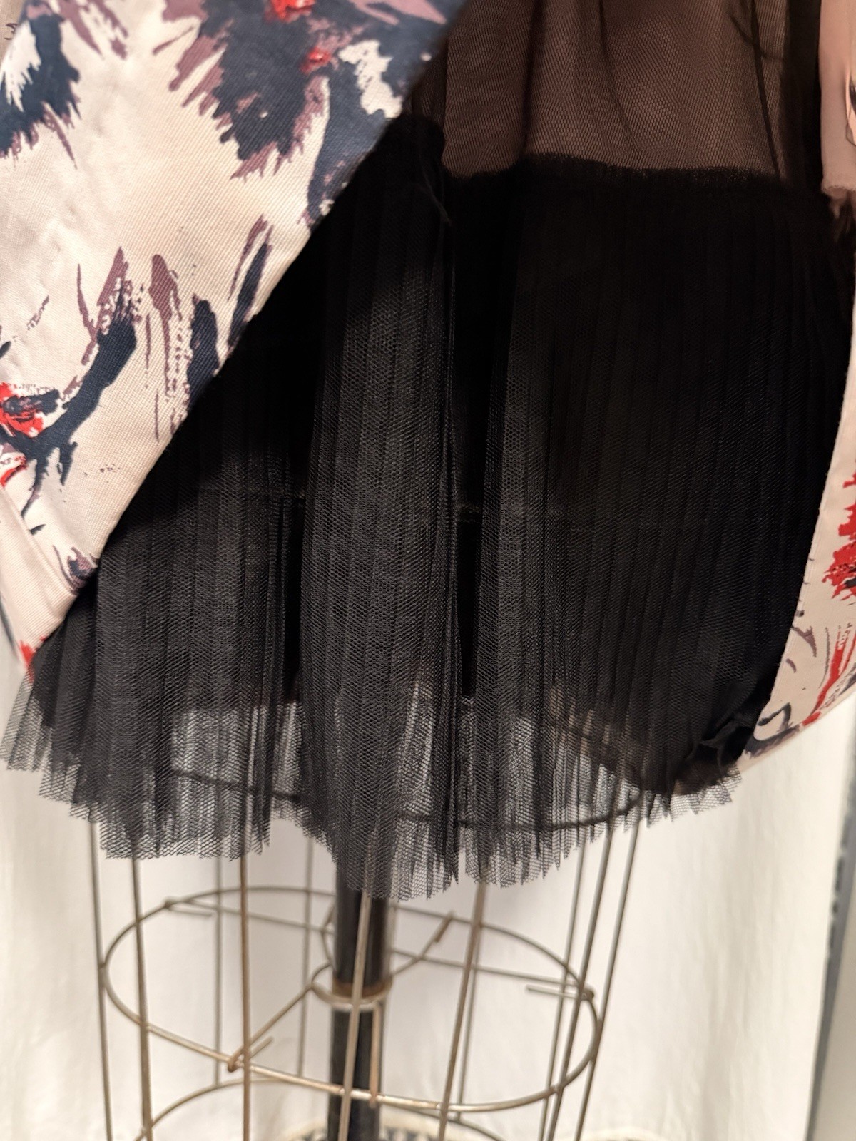Peter Som x Made in Kind Black Lace Sequin Beaded Floral Dress Sleeveless 0