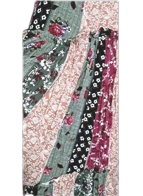 Love Richie Patchwork Mini Dress Small NWT Boho Lined Adjustable Straps Flowy