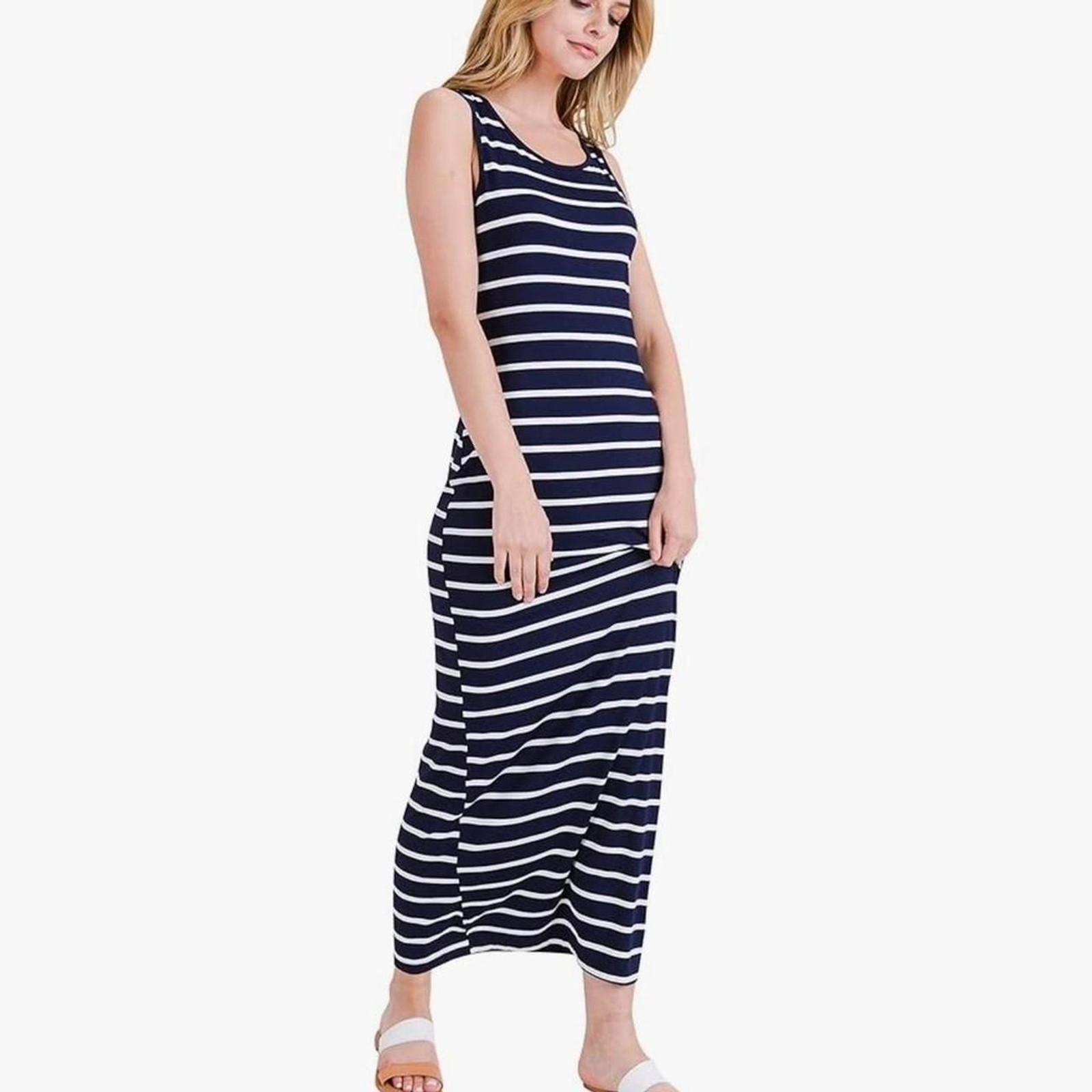 Forever-21 Women’s Navy and Blue Dress