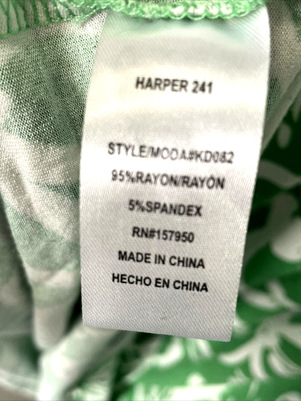 Harper 241 Green & White Maxi Sundress Size M (tagged S, check measurements!)