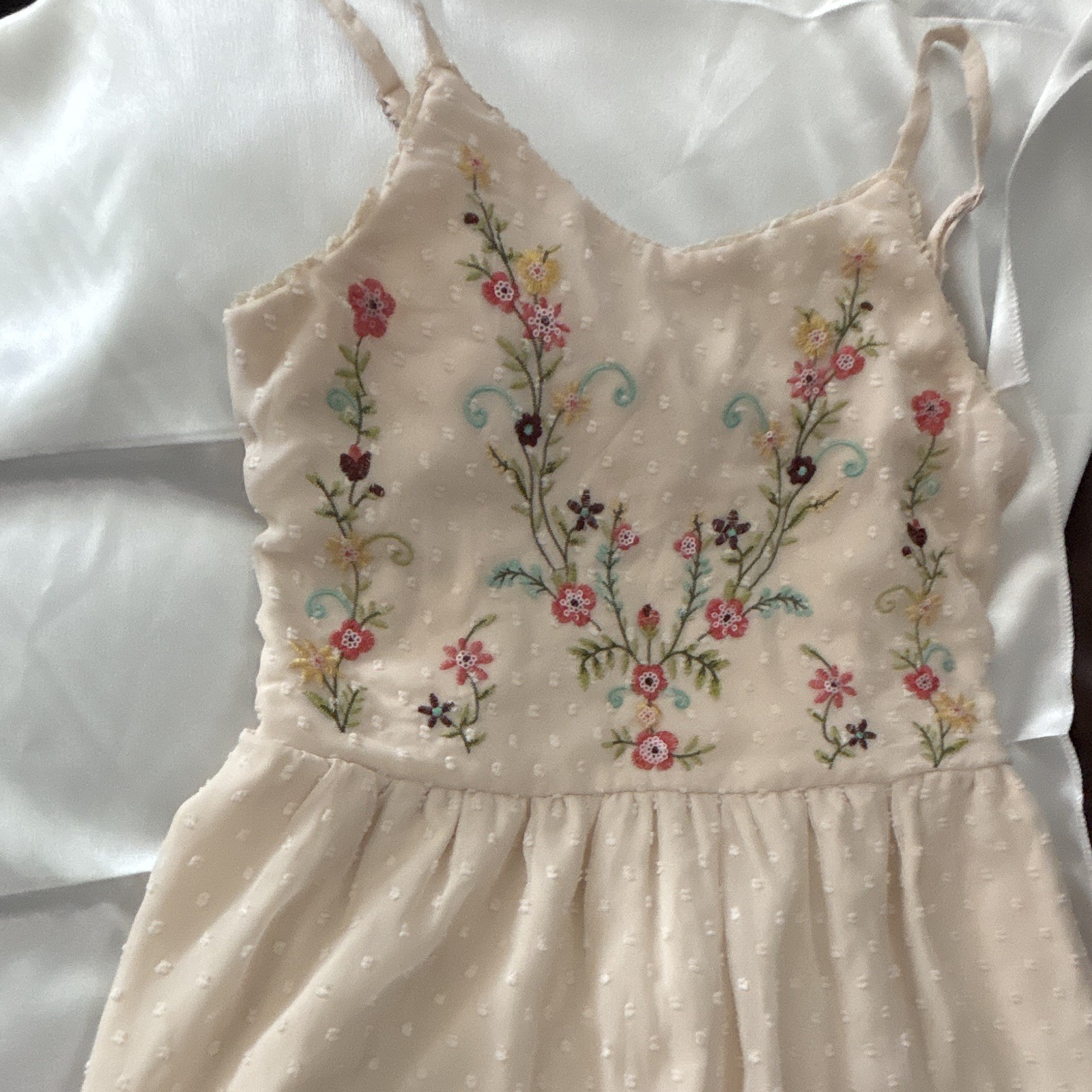 Zunie girls embroidered dress size 16