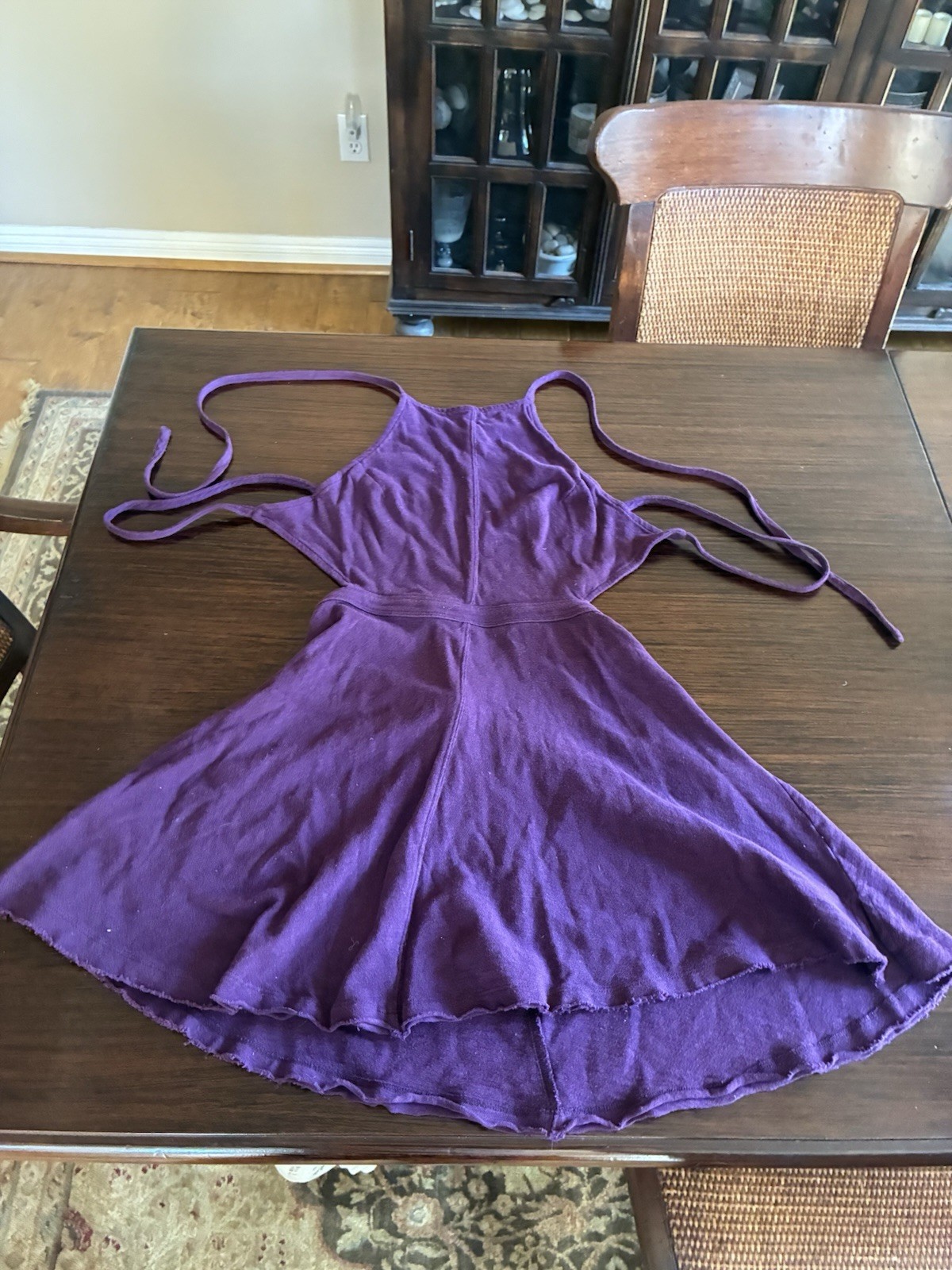 Free People Wine Purple Beach Dress XS