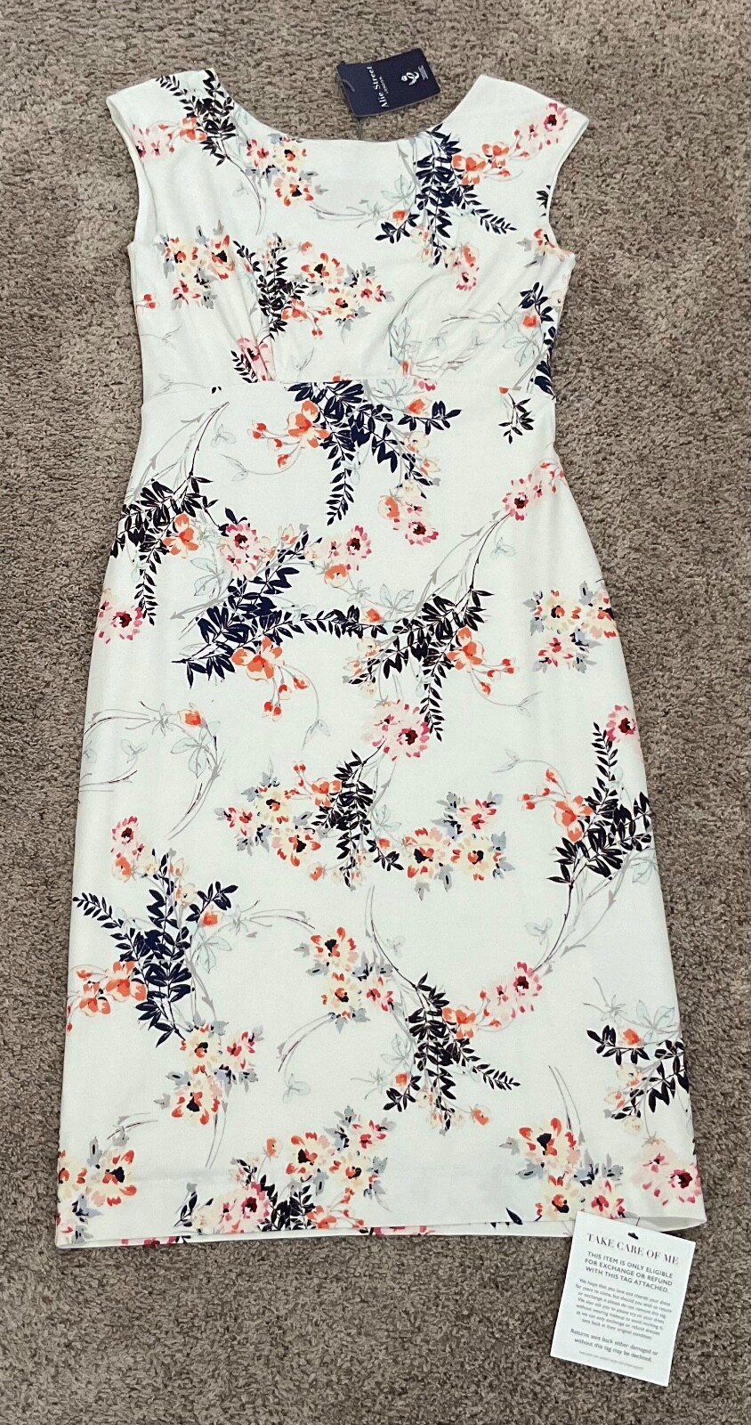 ALIE STREET Pippa Shift Dress US Size 4-6 Floral “Japanese Garden”