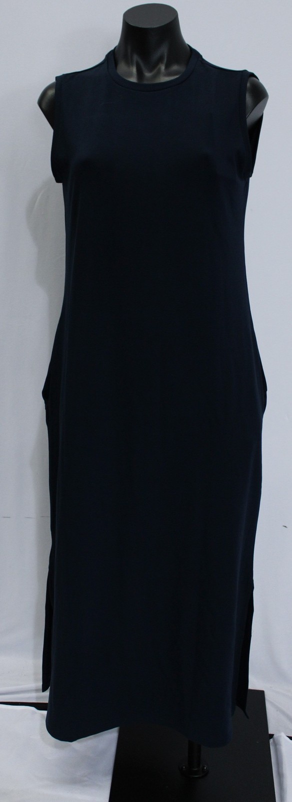 Cozy Earth Women’s Bushed Bamboo Sleeveless Midi Dress LB3 Navy Blue Small