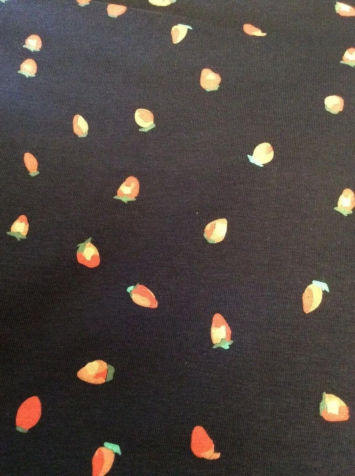 Sheego Plus Size 18 24 30 32 Navy Strawberry Print Casual Stretchy Tunic DRESS