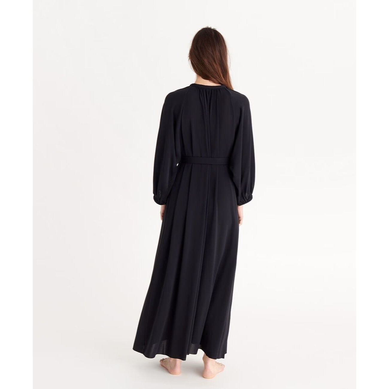 ERES Adela Dress in Noir Black Medium New Womens Maxi Long Beach Gown