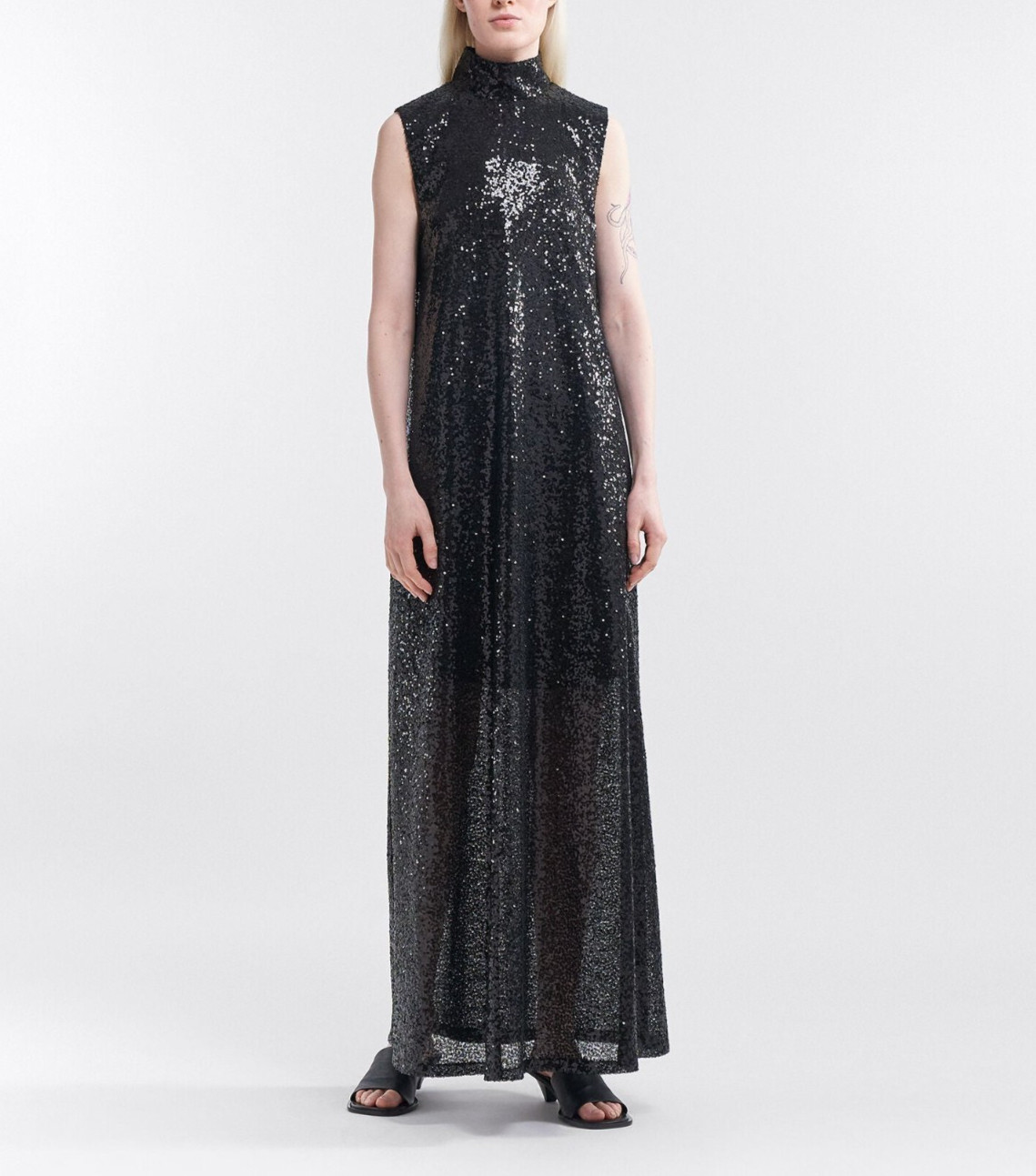 NWT $773 Filippa K Aspen Sequin Maxi Dress 36/US 6
