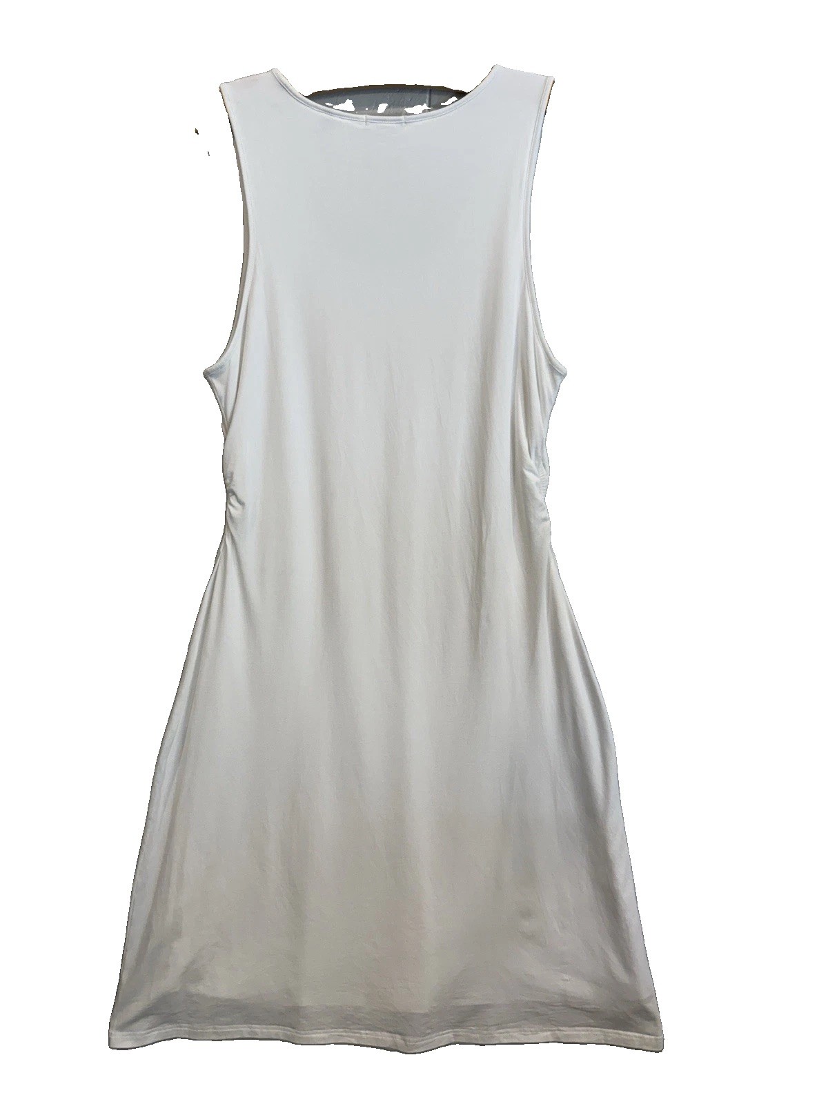 ATM Anthony Thomas Melillo Ruched Tank Dress Double Layer Stretch Modal Blend XL