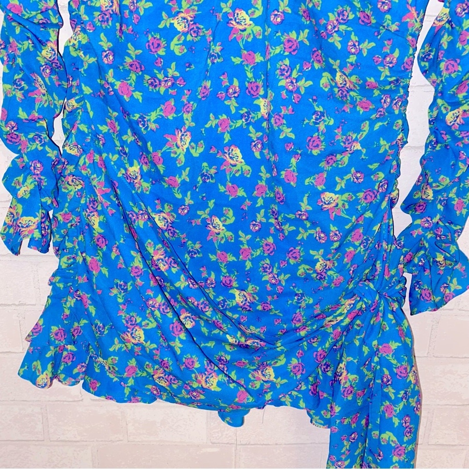 For Love & Lemons $265 Bahama Mini Dress LG EUC